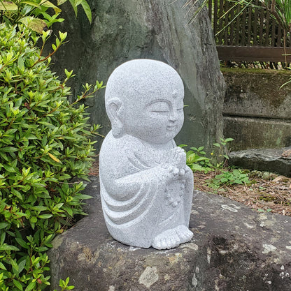 Granite Jizo Statue – Japanese Garden Stone Sculpture