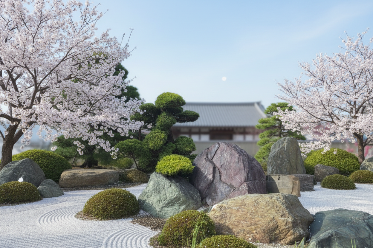 Japanese Zen Garden Banner